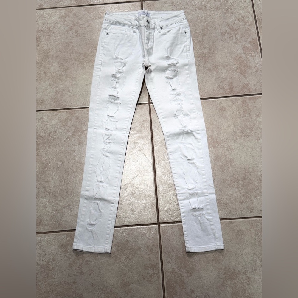 Just USA White High-Rise Skinny Jeans